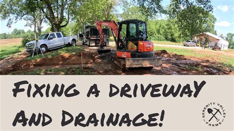 digging a earthen swale with a skid steer|Mini Excavator & Skid Steer: Create Drainage Swale .